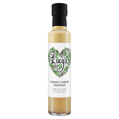 Lucy's Dressings Creamy Caesar Dressing 250ml, British Import (Pack of 2)