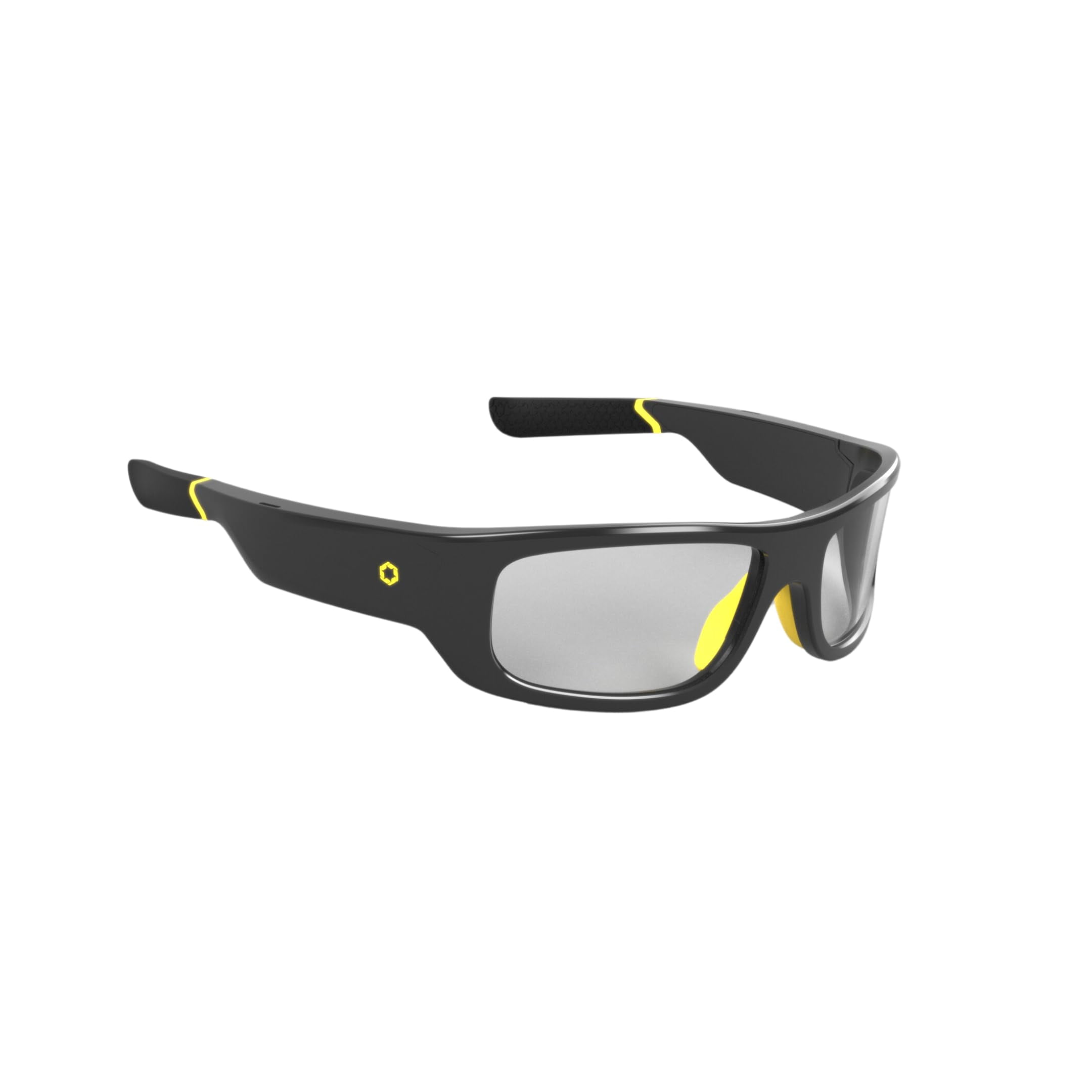 Lucyd Armor Bluetooth Smart Safety Glasses for Men & Women, TR90 Frame, Light Adaptive Lenses, Open Ear Speakers & Microphone, UV400 Polarized, ANSI Z87.1 Certified