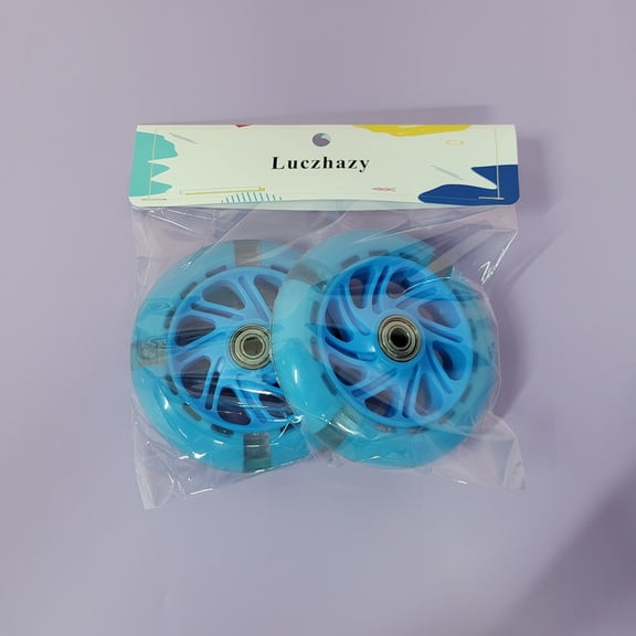 Luczhazy Wheels for scooters - Durable rubber wheels with smooth bearings, shock absorption, and high rebound