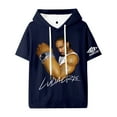 thumbnail image 1 of Ludacris Get Back Hooded Short Sleeve Jersey Casual Tshirt Hip Hop Baseball Uniform, 1 of 2