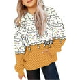 thumbnail image 1 of Ludearly Ice Cream Hoodies for Teen Girls Cute Graphic Print Pullover Long Sleeve Trendy Casual Kids Clothes 2-12 Years, 1 of 4