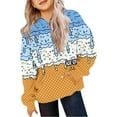 thumbnail image 1 of Ludearly Ice Cream Hoodies for Teen Girls Cute Graphic Print Pullover Long Sleeve Trendy Casual Kids Clothes 2-12 Years, 1 of 4