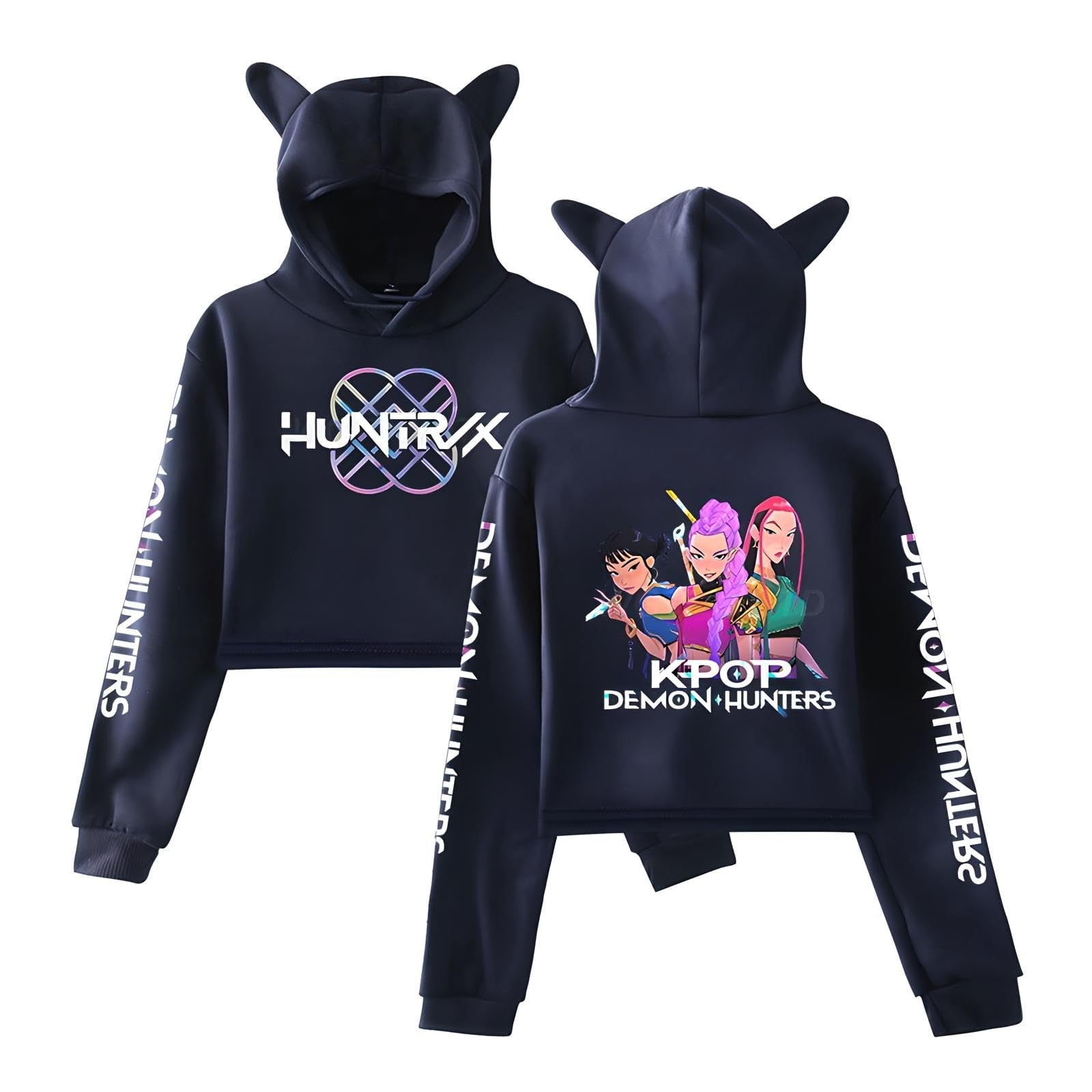 Kpop Demon Hunters Hoodie Sweatshirt Langarm Mädchen Frauen 7 thumbnail image