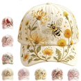 thumbnail image 1 of Ludearly Limited Edition 2026 Garden Morning Baseball Cap, Adjustable Cotton Hummingbird Flowers Baseball Hat, Lightweight Breathable, 1 of 7