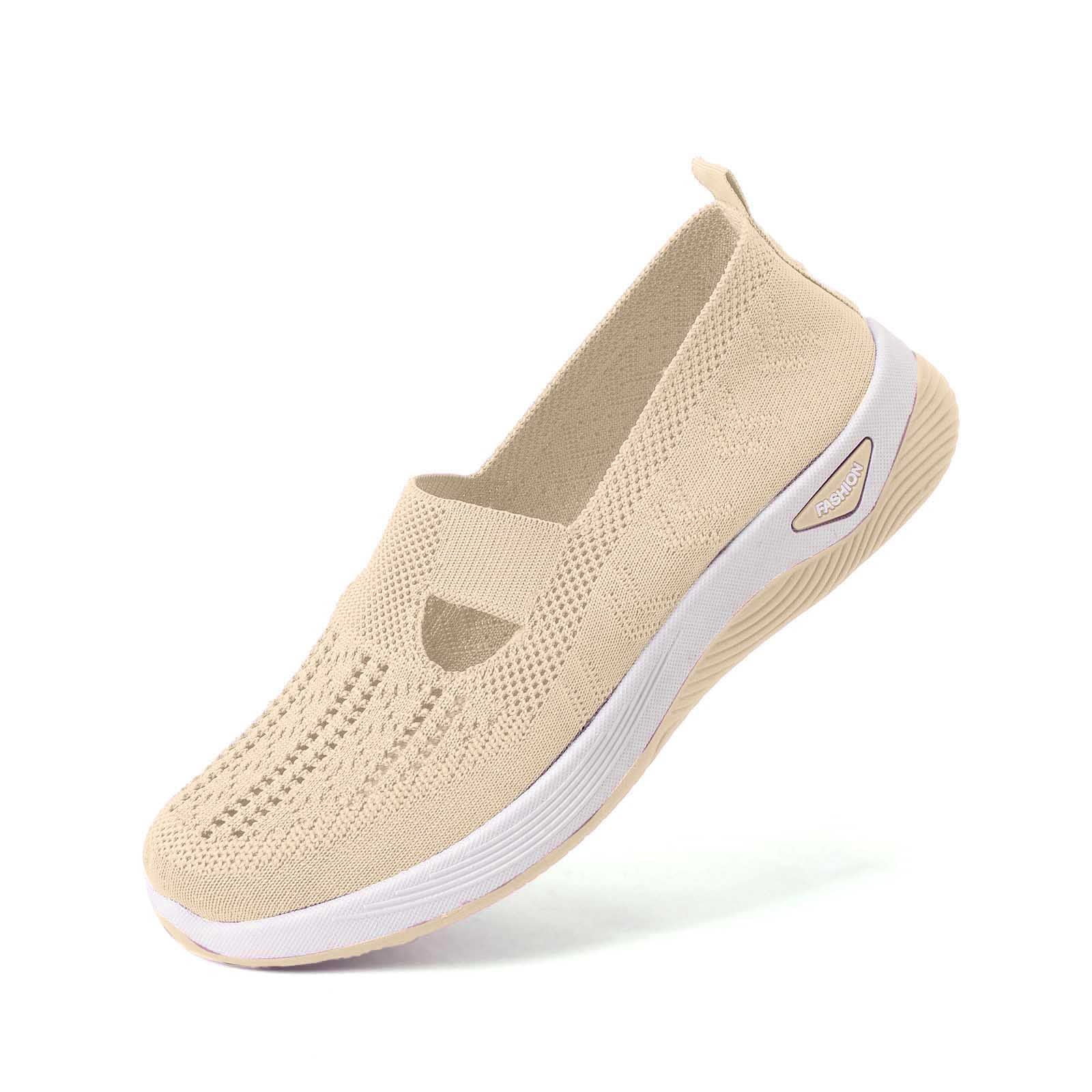 Ludearly Women's -On Breathable Mesh Sneakers â Lightweight Walking ...