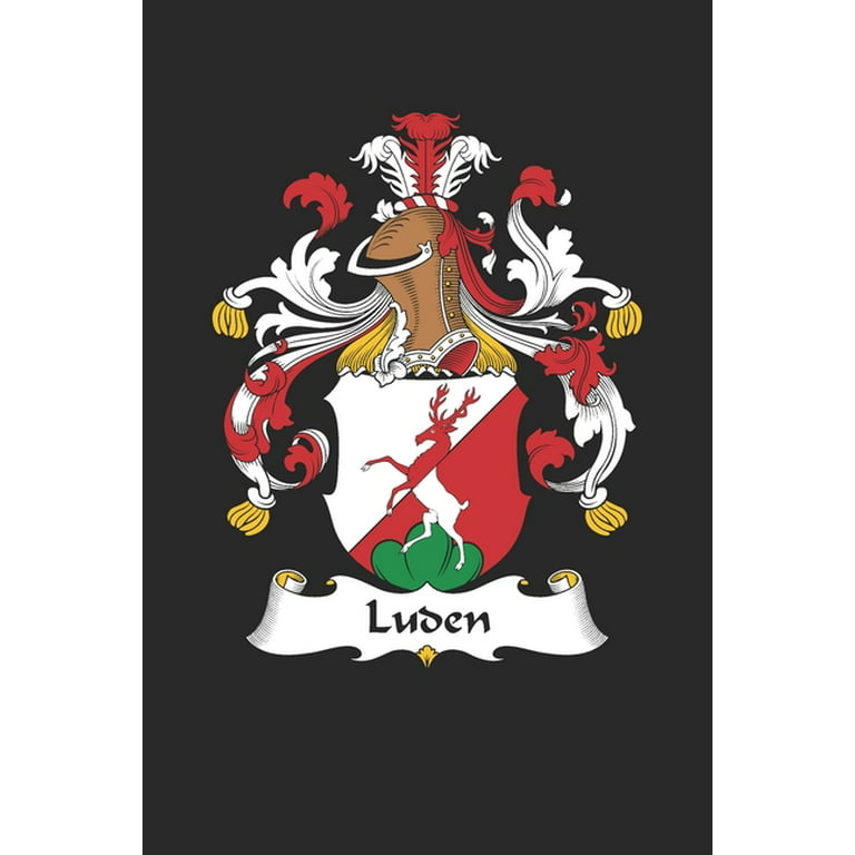 Luden: Luden Coat of Arms and Family Crest Notebook Journal (6 x 9 - 100  pages) (Paperback)