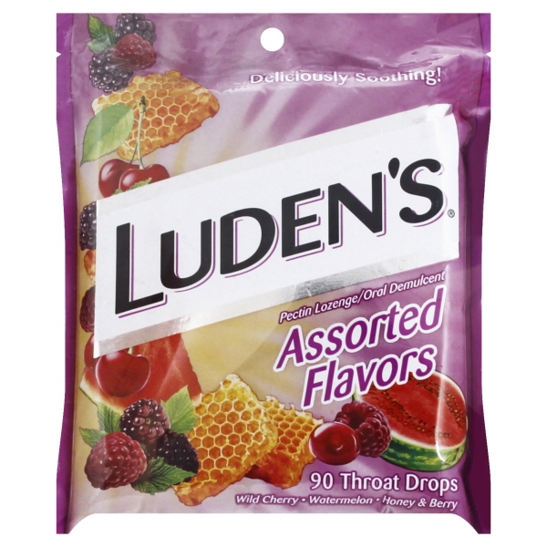 Luden's Deliciously Soothing Cough, Assorted Flavors, 90 Throat Drops (Pack of 2)