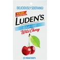 thumbnail image 1 of Luden's Sugar Free Throat Drops, Wild Cherry 25 ea (Pack of 2), 1 of 3