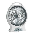thumbnail image 1 of 12" Rechargeable Fan with LED Light | EL-8212F, 1 of 5