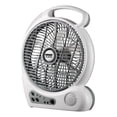 thumbnail image 1 of Ludger Power & Light EL-8210F Portable 10 Inch Rechargeable Fan with LED Lights, 1 of 5