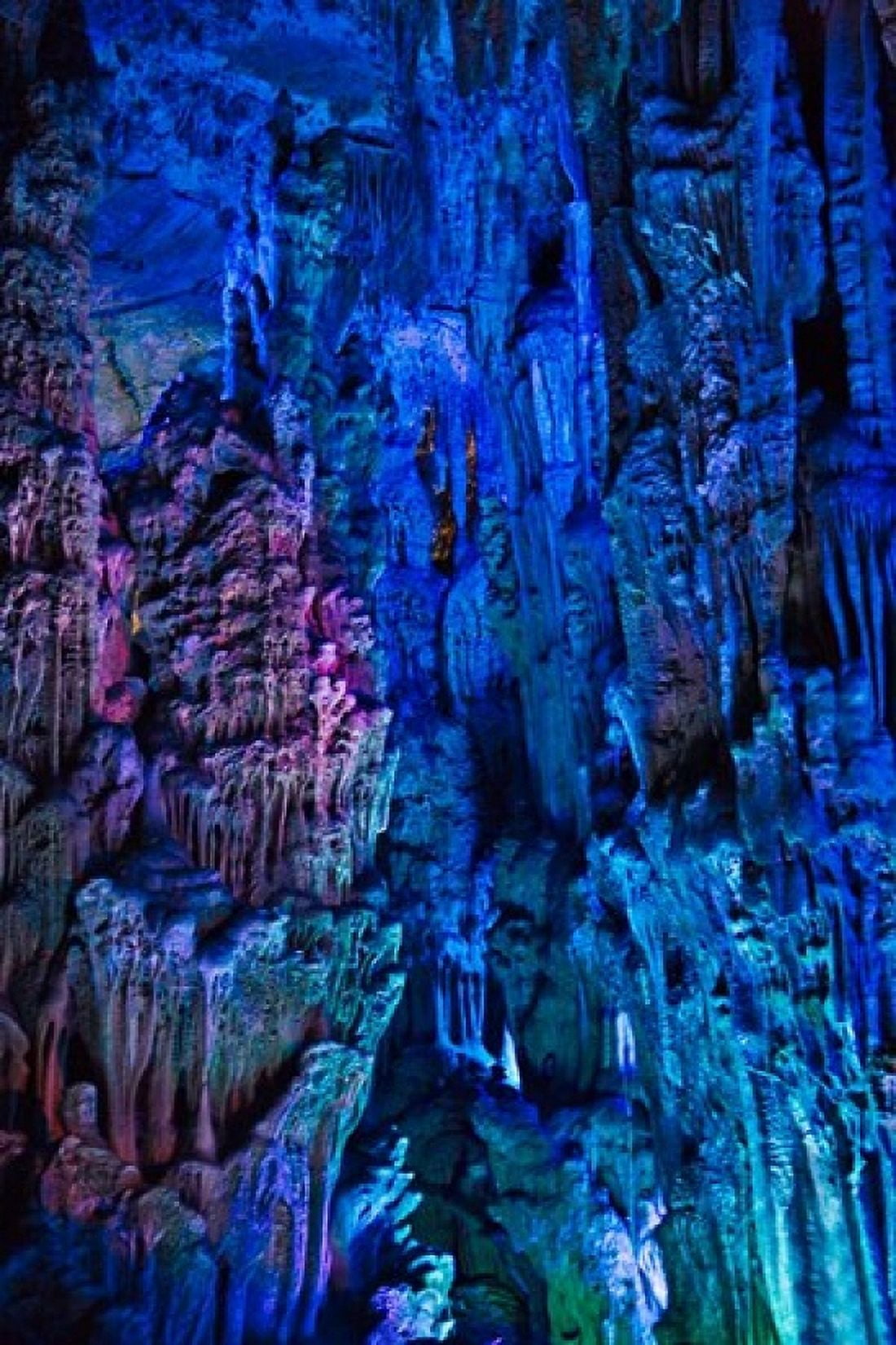 Ludi Cave limestone cave formation Guangxi China Canvas Art - Keren Su DanitaDelimont (25 x 38)
