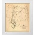 thumbnail image 1 of Ludlow 20x23 White Modern Wood Framed Museum Art Print Titled - South Dakota Black Hills - Ludlow 1874, 1 of 4