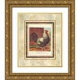thumbnail image 1 of Ludlow, J.W.  26x31 Gold Ornate Wood Framed with Double Matting Museum Art Print Titled - Rose-Combed Dorking Cock, Cassells Poultry Book, 1 of 4