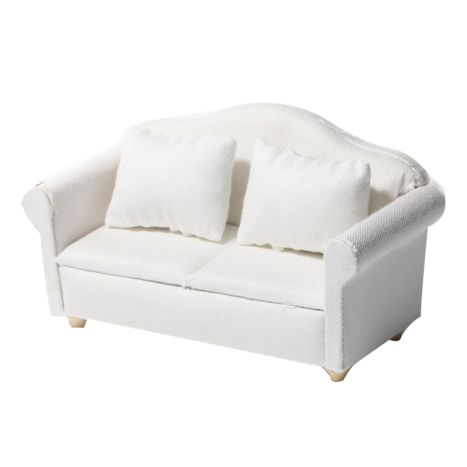 Ludlz 1/12 Doll House Sofa Armchair Pillow Miniature Living Room — free download