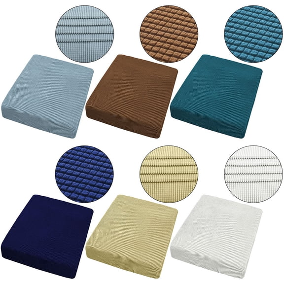 Ludlz 1/2/3/4-seat Stretchy Sofa Cover Removable Couch Chair Slipcover Protector Decor