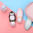 thumbnail image 1 of Ludlz 1/4PCS Leakproof Silicone Travel Bottles Accessories Set, Refillable Cute Penguin Travel Containers for Shampoo,Lotion Sunscreen ect. - TSA Approved & BPA Free, 1 of 8