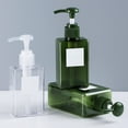 thumbnail image 1 of Ludlz 100/150/250ml Wash Shower Soap Dispensers-Refillable Empty PET Plastic Pump Bottle Shower Containers-Printed Design-Waterproof, Rust-Free, Clog-Free, Drip-Free, 1 of 7
