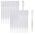 thumbnail image 1 of Ludlz 100Pcs 0.2ml Graduated Dropper Disposable Clear Plastic Liquid Transfer Pipettes Thin Plastic Transfer Pipettes Disposable Eye Dropper for Essential Oils, 1 of 2