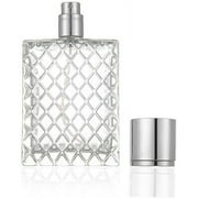 Rlohp 100 mL Clear Glass Refillable Travel Spray Bottles
