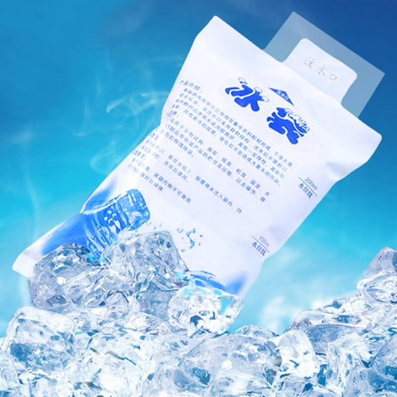 Ludlz 10PCS Ice Bag Thicken Refillable First Aid Tool Reusable Water Ice Bag for Medical Cold Therapy Ice Packs for Pain Relief, Swelling, Inflammation, Sprains, Strained Muscles, Toothache