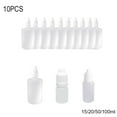 thumbnail image 1 of Ludlz 10Pcs 15/20/50/100ml Mini Empty Plastic Dropper Bottle Drop Bottles Empty Squeezable Eye Liquid Essential Oil Squeeze Bottle Small Dropper Refillable Containers with Caps, 1 of 7