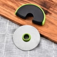 thumbnail image 1 of Ludlz 11cm Round Stainless Steel Pizza Cutter Wheel Cake Bread Knife Kitchen Bakeware, 1 of 7