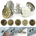 thumbnail image 1 of Ludlz 2 Sets Button Pins for Jeans, Perfect Fit Jean Button Replacement, Adjustable Jean Button Pins Metal Clips Snap Tack, No Sew Instant Extend or Reduce Any Pants Waist, 1 of 6