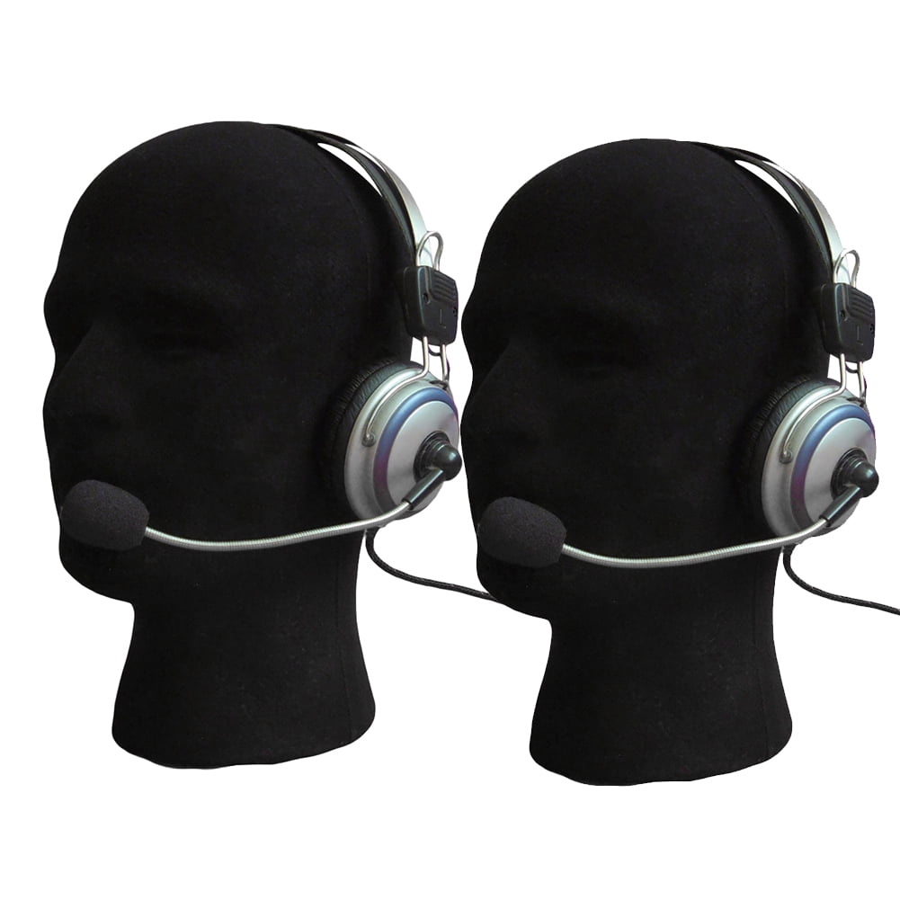 Ludlz 2PCS Male Wigs Display Mannequin Head Stand Model HTC Vive VR