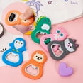 thumbnail image 1 of Ludlz 2Pcs Bottle Opener Cartoon Animal Creative Shape One-key Open Plastic Cute Cat Can Opener with Fridge Magnet Decor Party Accessories, 1 of 7