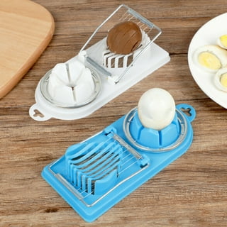 NentMent 2 Pack Egg Slicer for Hard Boild Egg Cutter Utensils Eggs 3in1 (Hemisect/Slice/Petal) Preserved Eggs Chopper Cutting Kitchen Cooking Mold