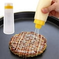 thumbnail image 1 of Ludlz 300ml Sauce Bottle Good Sealing Food Grade Dustproof Reusable BPA Free Multipurpose Plastic 4 Holes Sauce Bottle Salad Dressing Container Kitchen Supplies, 1 of 8