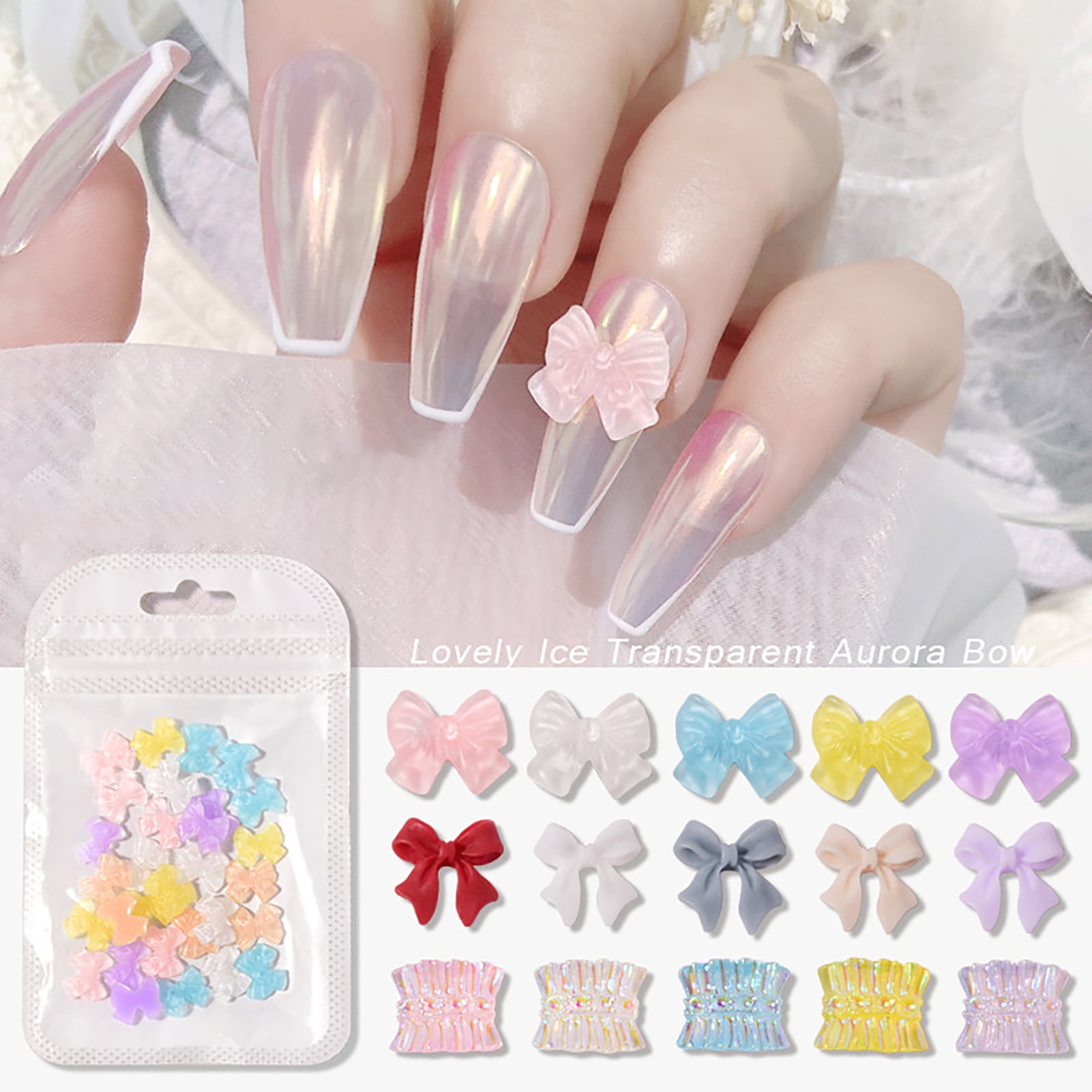 3D Airbrush Nail Stickers Blomming Butterfly Stars Bear French Inkjet  Printing Gradient Manicure Slider Nail Art Decoration BEWW