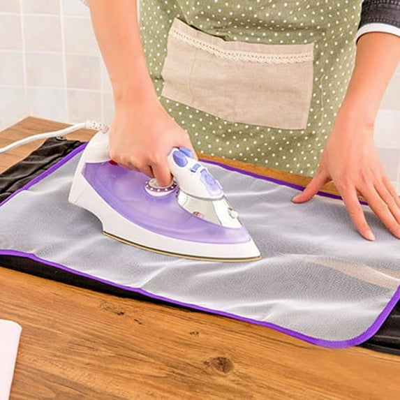 Ludlz 3PCS No Melt Pressing Cloth for Easy Ironing and Protection Novetly Cloth Cover Protect Heat Resistant Ironing Pad Garment Ironing Board