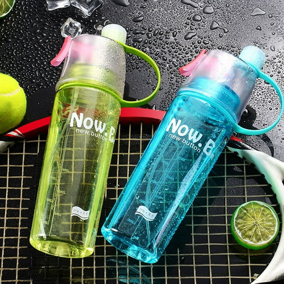 Ludlz 400ml/600ml Outdoor Sports Gym Portable Creative Spray Drinking Water Bottle