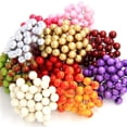 thumbnail image 1 of Ludlz 40Pcs on 1 Bunch Artificial Berries Lifelike Fake Fruit Model Home House Kitchen Party Decoration Desk Ornament Emulated Food Home Decor, 1 of 2