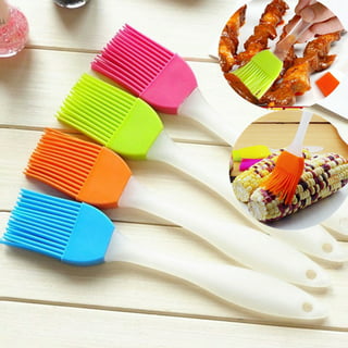 Ludlz Silicone Basting Pastry Brush Spread Oil Butter Sauce Marinades for  BBQ Grill Baking Kitchen Cooking, Baste Pastries Cakes Meat Sausages