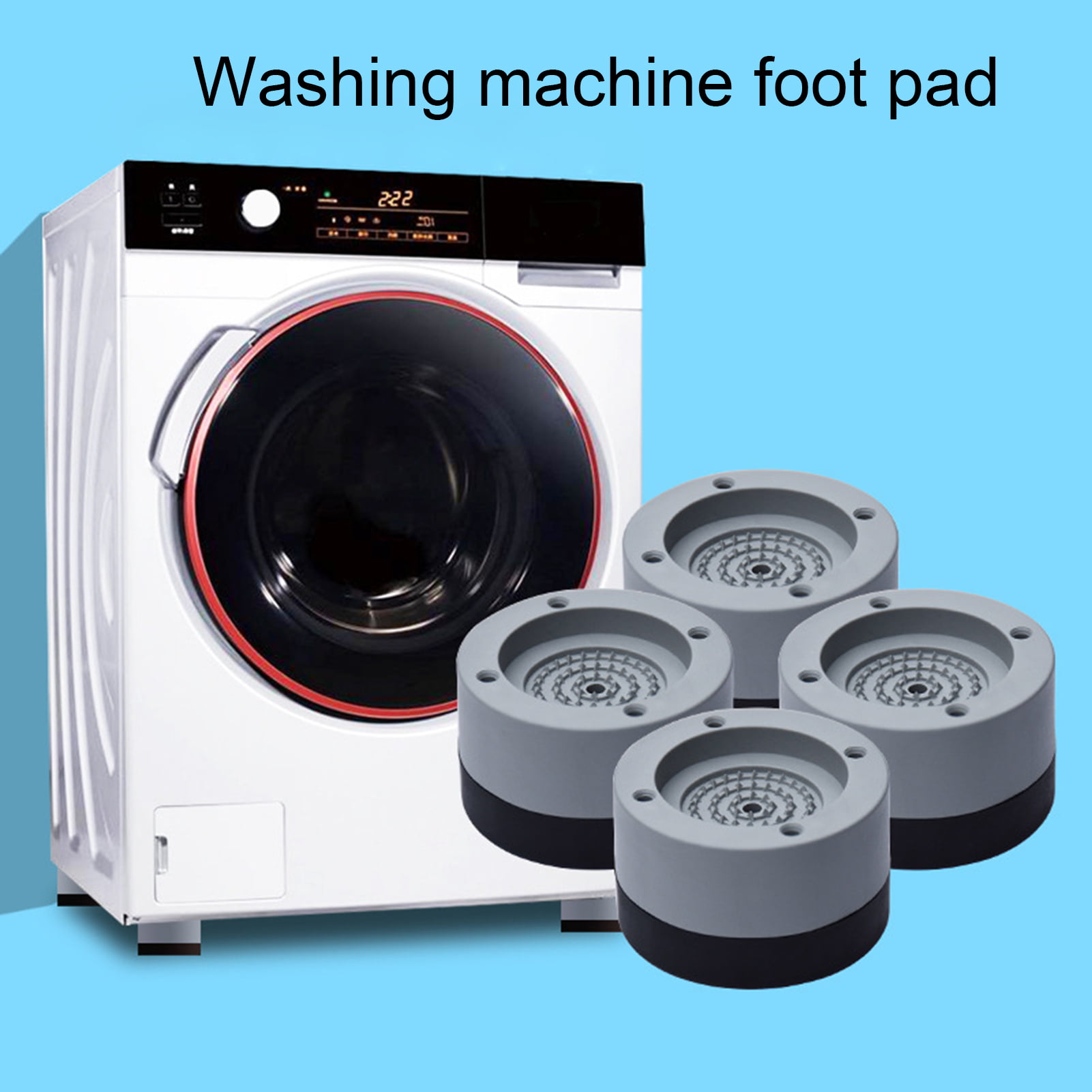 6 Pieces Anti Vibration Pads for Washing Machine,Shockproof Pads,Shock  -Absorbing Washing Machine Mats,Washer Vibration Pads for Dryer Treadmill  Compressor Furniture,Round(6) - Yahoo Shopping