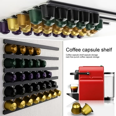 Ludlz 5Pcs/Set Coffee Capsule Holder Large Capacity Espresso Capsule Pods Coffee Capsule Organizer Cafe Supplies