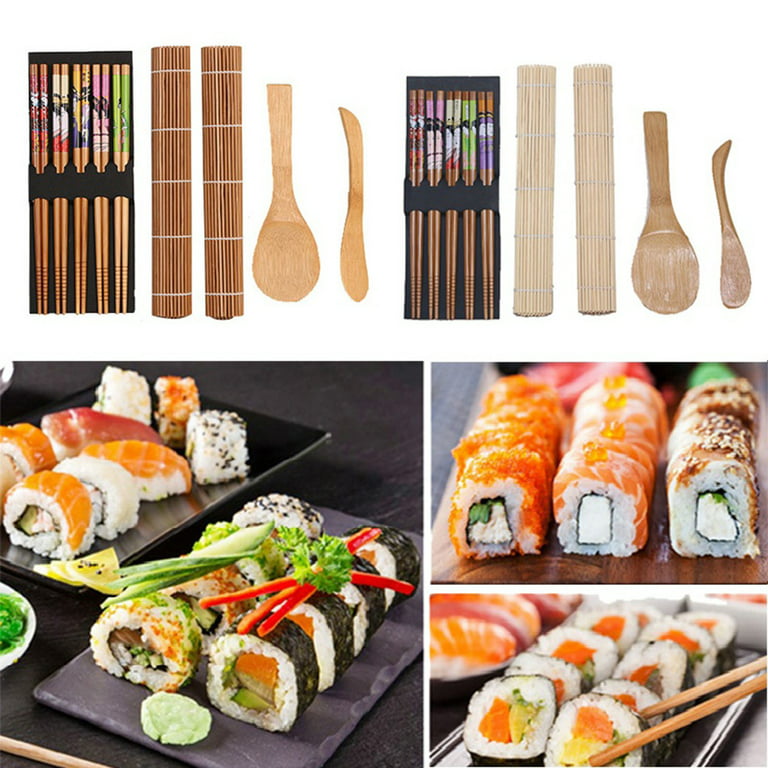 https://i5.walmartimages.com/seo/Ludlz-5Pcs-Set-DIY-Natural-Sushi-Making-Kit-Wooden-Mat-All-In-One-Maker-Mats-Chopsticks-Paddle-Spreader-Knife-Cooking-Tools_b1e018bc-4886-4b23-97a6-2387aef0ed80.8aedd1b6b98ed9d74962f8682dfb571a.jpeg?odnHeight=768&odnWidth=768&odnBg=FFFFFF