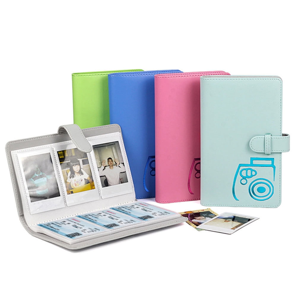 Ludlz 64/32 Pockets Photo Album Picture Storage Case for Polaroid Fujifilm  Instax Mini 