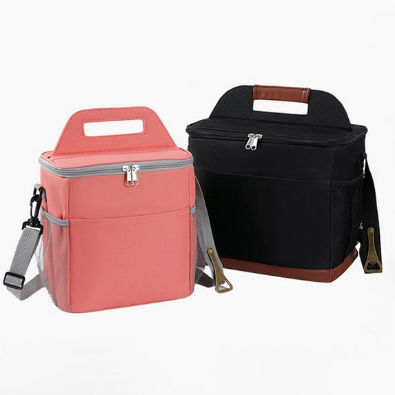 Ludlz 9L/16L Insulated Bag Multi-purpose Large Capacity Bento Bag Zipper Closure Thermal Picnic Bag for Home Outdoor
