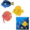 thumbnail image 1 of Ludlz Aquarium Artificial Fish Lifelike Plastic Fishes Ornament Decor Fish Fish Tank Floating Fake Fish Funny Luminous Silicone Fish, 1 of 7