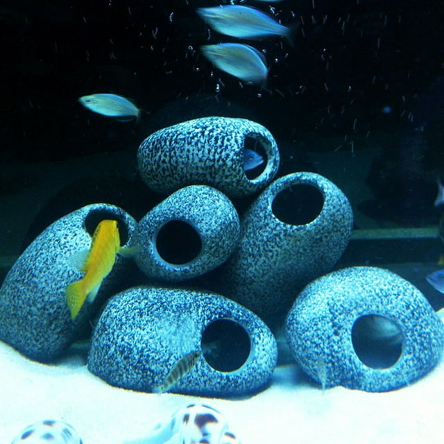 Curated visual reference: Visual Reference: Ludlz Aquarium Cichlid Stone Shrimp Breeding Rock Cave Fish Tank
