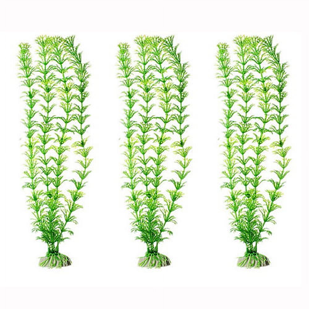 Ludlz Artificial Aquarium Plastic Fake Green Grass Plant Fish Tank