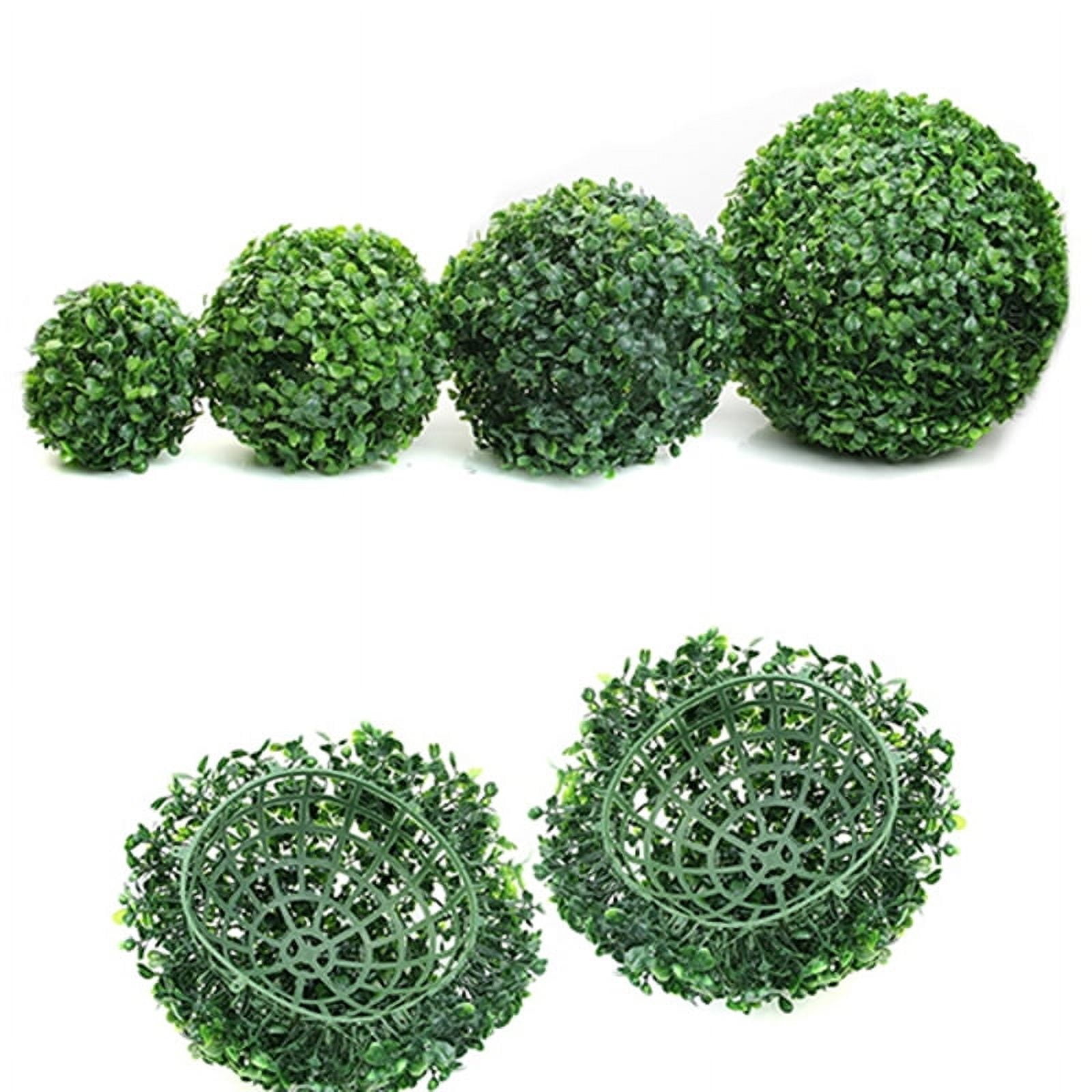 Ludlz Artificial Plant Ball Topiary Tree Boxwood Home Outdoor Wedding ...