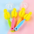 thumbnail image 1 of Ludlz BPA Free Nipple/Baby Milk Bottle Pacifier Sponge Cleaning Brushes Cleaner Set for All Wide and Standard Nipples,Universal 360 Rotary Baby Bottle Teat Pacifier Sponge Brush Cleaning Supplies, 1 of 2
