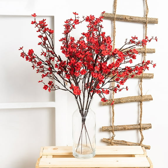 Ludlz Baby's Breath Artificial Blooms Babys Breath Bulk Flower Bush Gypsophila Simulation Plant Artificial Flower Ornament Artificial for Wedding Wreath Boutonniere Flower Crown