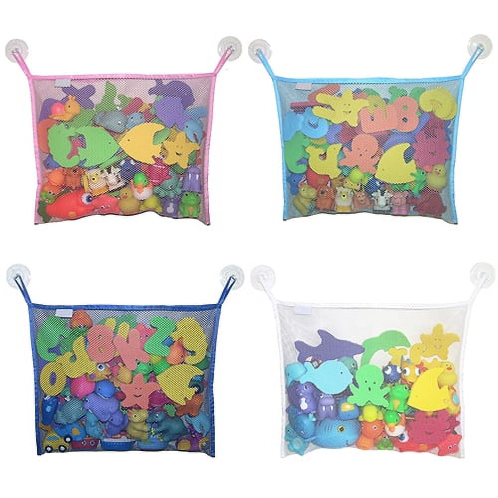Ludlz Bath Toy Organizer Storage Mesh Bathtub Toy Holder Bag Baby