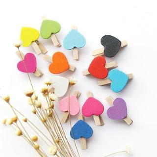 Colorful Wooden Clips Small Size DIY Hand Crafts ,Photo Clips, Sealing Clips
