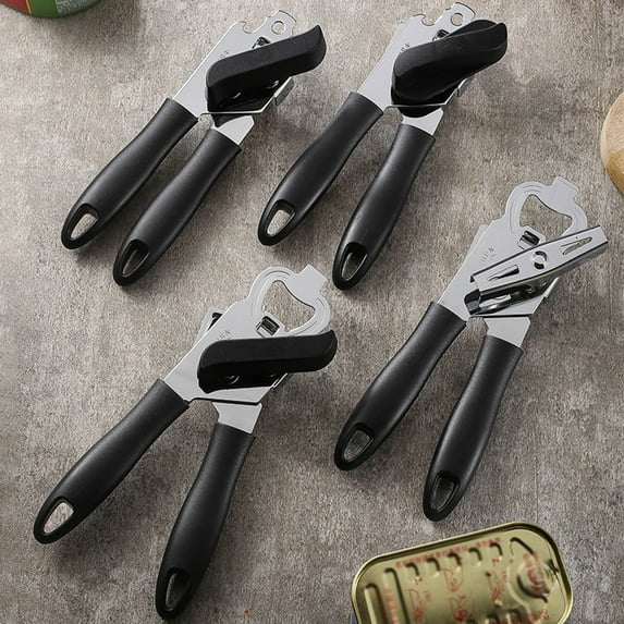 Ludlz Cans Lid Opener Professional Multifunctional Labor-Saving Ergonomic Safety Manual Side Cut Jar Opener Kitchen Tool